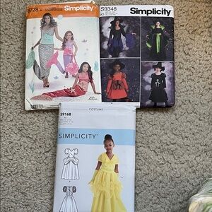 Simplicity girls Halloween Patterns